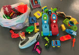 Assorted children's toys and playset items - thumbnail 1 of 8