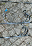 Six 8’ Tall Metal Posts For Hanging Plants Or Feeders - thumbnail 3 of 5