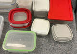 Assorted Rubbermaid and Snapware plastic storage containers lids - thumbnail 5 of 7