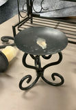 Black Wrought Iron Small Shelf, Sconces, Candle Holder - thumbnail 5 of 5