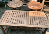 3 Teak Outdoor tables - thumbnail 1 of 6