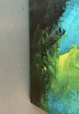 2 Large Landscape Painted Canvas - thumbnail 3 of 8