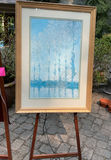 Large Framed Monet Print With Easel - thumbnail 1 of 6