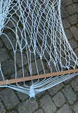White rope hammock with wooden spreader bars - thumbnail 3 of 3