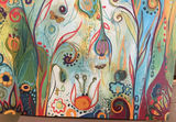 Colorful painted Canvas Wall art, 'Possibilities' by J. Lommers - thumbnail 1 of 12