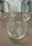 7 Etched Wine Glasses, Water pitcher - thumbnail 2 of 3