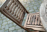 Weathered Teak Patio Dining For 4, With Stand And Cover For Storage - thumbnail 4 of 8