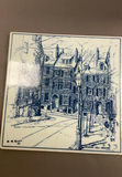 Blue Delftware Windmill Tiles with Glass Bottle and Speckled ceramic loaf pan - thumbnail 4 of 7
