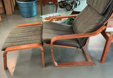 Swedish wood Chair & Oman - thumbnail 2 of 4