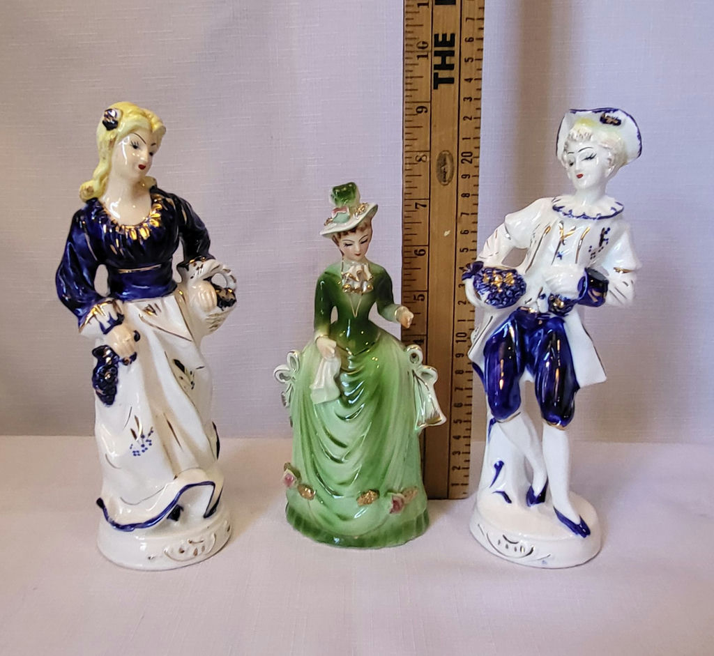 3 Antique Porcelain Figurines - image 4 of 6