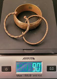 Vintage Lot of 3 Twisted Copper Bracelets - thumbnail 4 of 4