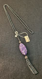 Vintage 'Beria' Marcasite & Stone Necklace - thumbnail 4 of 4