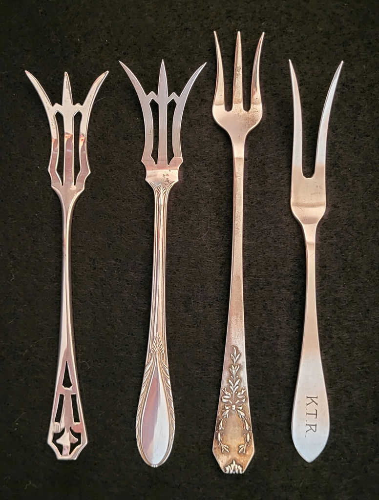 Antique Sterling Silver Pickle Forks - 4 - image 1 of 4