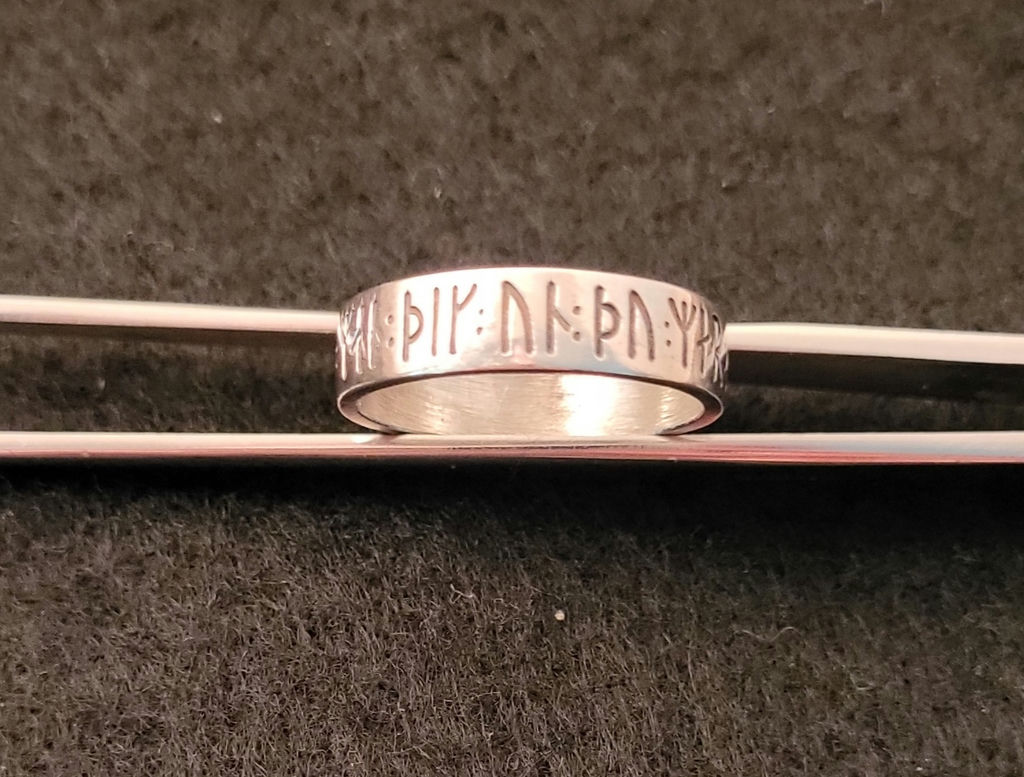 Sterling Silver Viking Love Ring - image 1 of 5