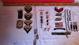 Lot Of USMC Military Flag, Patches, Dog Tags & Pins - thumbnail 2 of 8