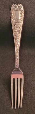 Vintage Sterling Silver Large Fork - Image 1 of 5