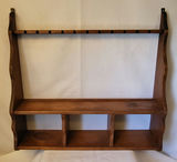 Vintage Primitive Wooden Wall Shelf - thumbnail 1 of 5