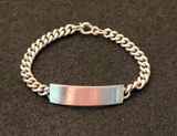 Vintage Sterling Silver ID Bracelet by 'BELL' - thumbnail 1 of 5