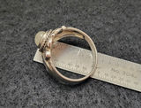 Vintage Sterling Silver Ring w/ Rainbow Moonstone - thumbnail 5 of 6