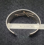 Vintage Sterling Silver Dragon Fly Cuff Bracelet - thumbnail 2 of 5