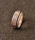 Vintage Sterling Silver Ankh Spinner Ring - thumbnail 2 of 5