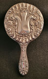 Antique Sterling Silver Hand Mirror - thumbnail 1 of 5