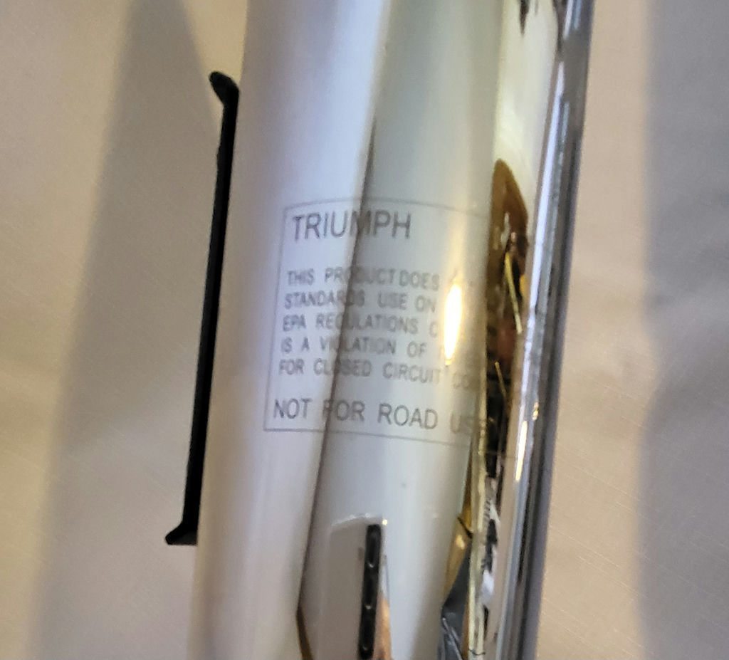 Set Of Triumph Exhaust Pipes L&R - image 2 of 4