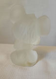 Vintage Kristaluxus Frosted Lead Crystal Mouse Figurine - thumbnail 2 of 5