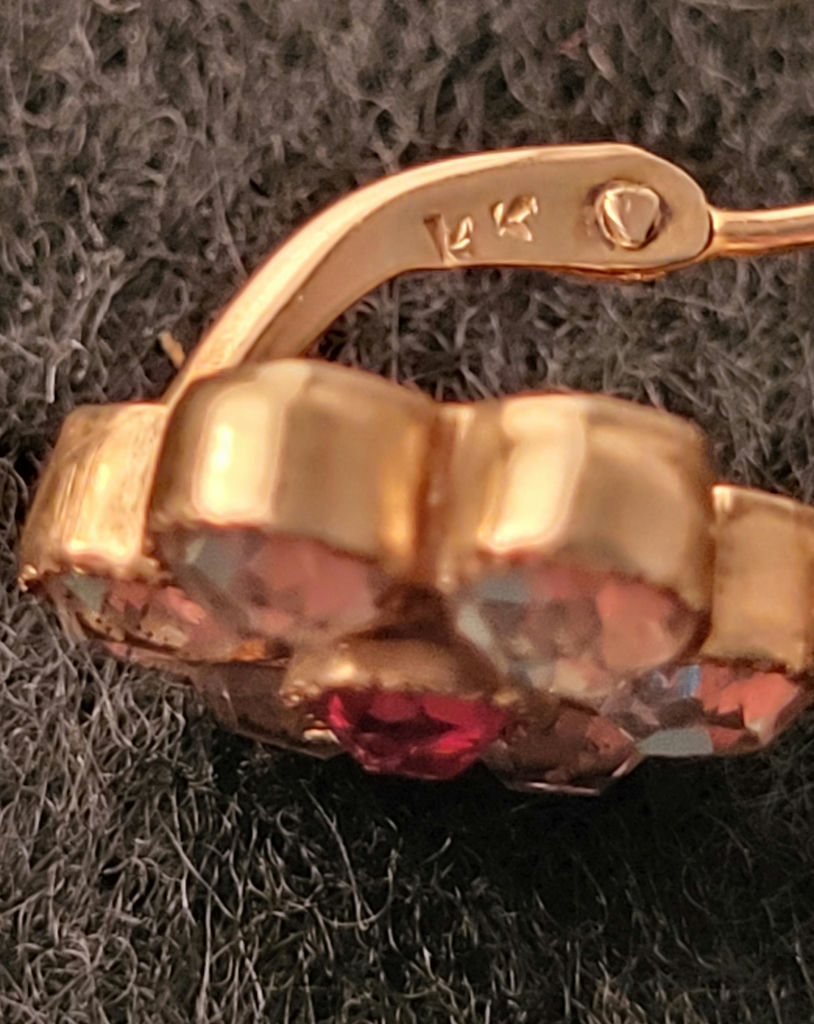 3 Gold Earrings 14k & 10k - image 6 of 9