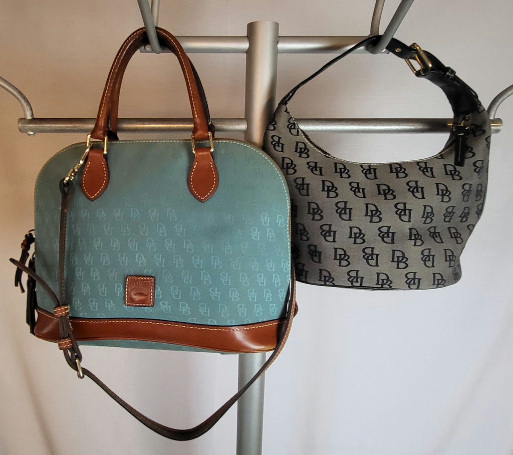 2 Vintage Dooney & Bourke Shoulder Bag Purses - image 1 of 11