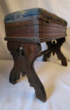 Antique Cushioned Flip Top Seat/Stool - thumbnail 3 of 7