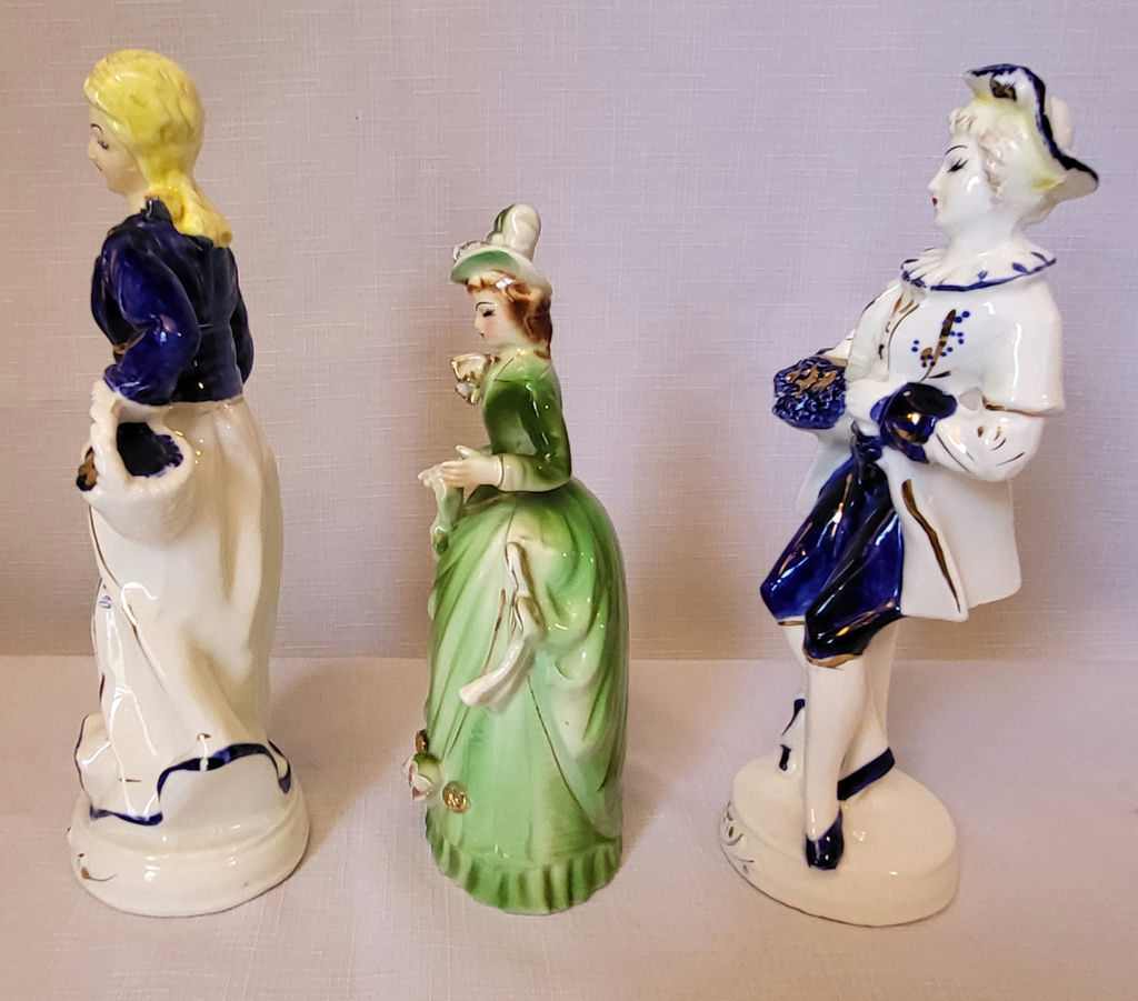 3 Antique Porcelain Figurines - image 3 of 6