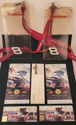 Vintage 2 NASCAR Daytona 500 Ticket Stubs & Passes 2002 - Image 1 of 6