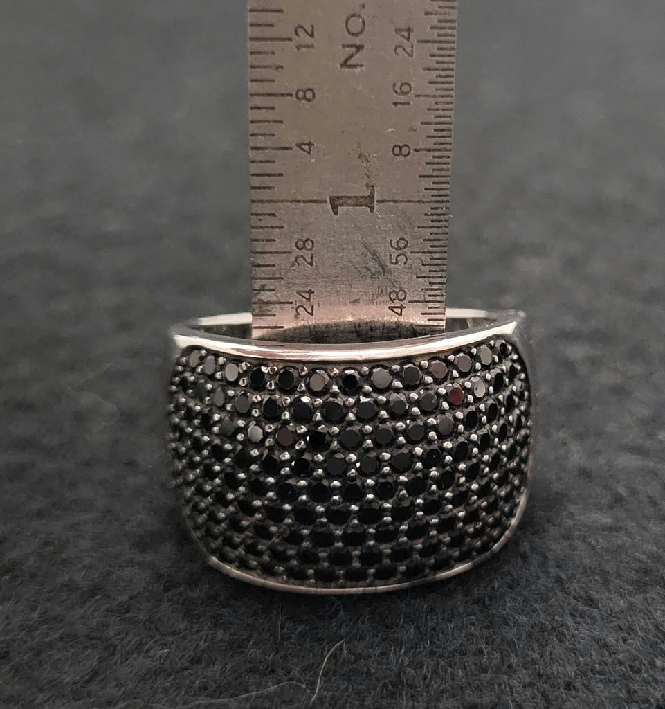 Sterling Silver Onyx Ring - image 1 of 6