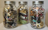 Lot of 3 Costume Jewelry Mystery Jars - thumbnail 1 of 4