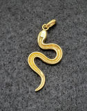 18k Italy Gold Plated Snake Charm - thumbnail 2 of 5