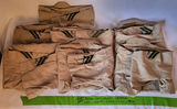 Set Of 7 USMC Military Khaki Shirts w/Stripes - thumbnail 1 of 3