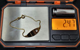 Vintage 14k Gold Italy Heart ID Bracelet - thumbnail 5 of 5