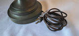 Vintage Amber Glass & Brass Table Lamp - thumbnail 6 of 6
