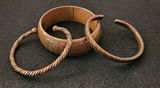 Vintage Lot of 3 Twisted Copper Bracelets - thumbnail 1 of 4