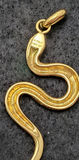 18k Italy Gold Plated Snake Charm - thumbnail 3 of 5