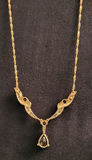 10K Gold Onyx & Diamond Necklace - Jewelry - thumbnail 3 of 7