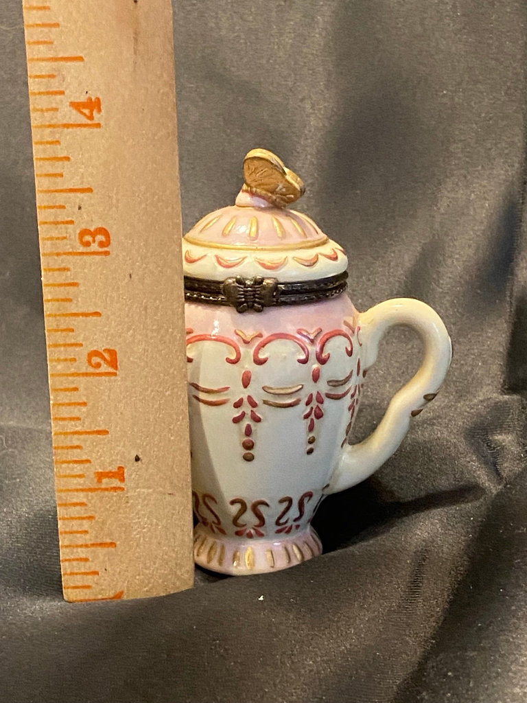 Vintage Mini Ceramic Trinket Box - image 6 of 6