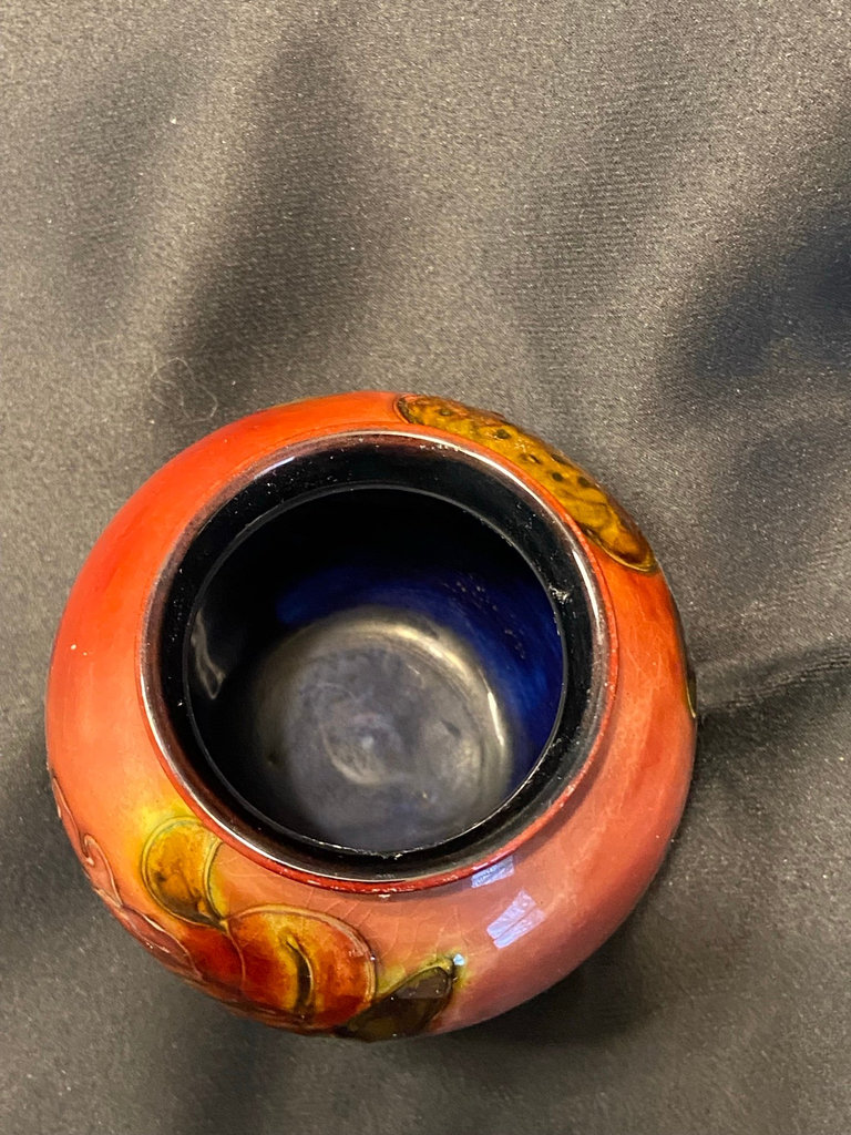 Vintage Walter Moorcroft Flambé Pottery vase - image 3 of 5
