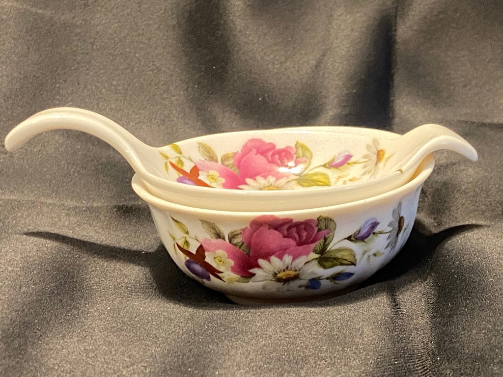 Allyn Nelson tea strainer and drip bowl set - image 5 of 5