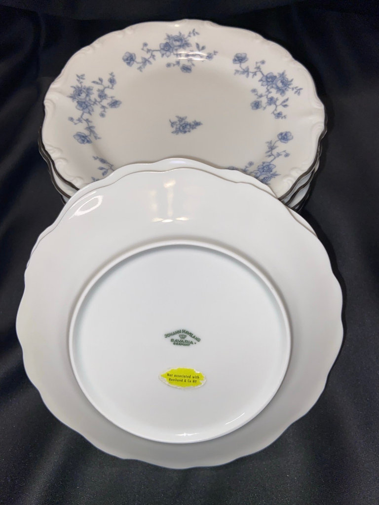 Johann Haviland, Blue Garland, china dessert plate - image 3 of 3