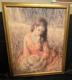 "Pensive" By Albert Pinot - thumbnail 1 of 2