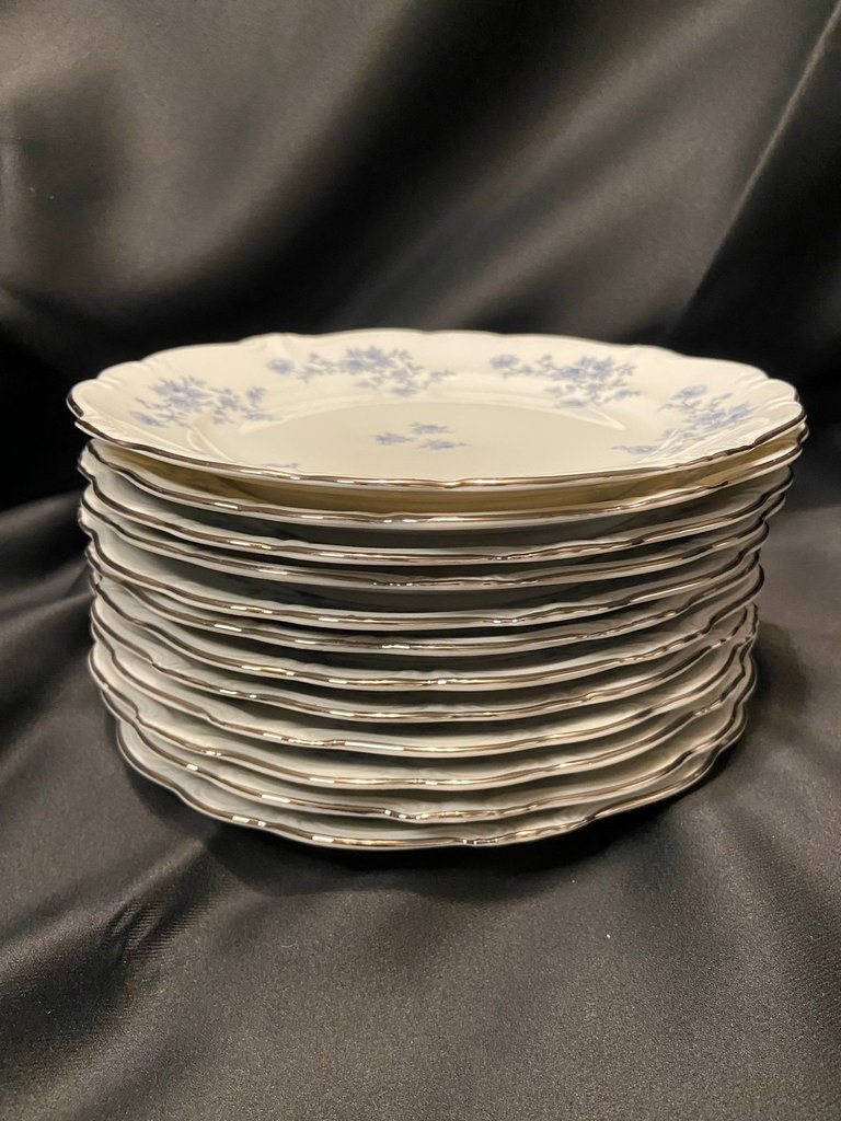 Johann Haviland Blue Garland Salad Plates - image 2 of 2