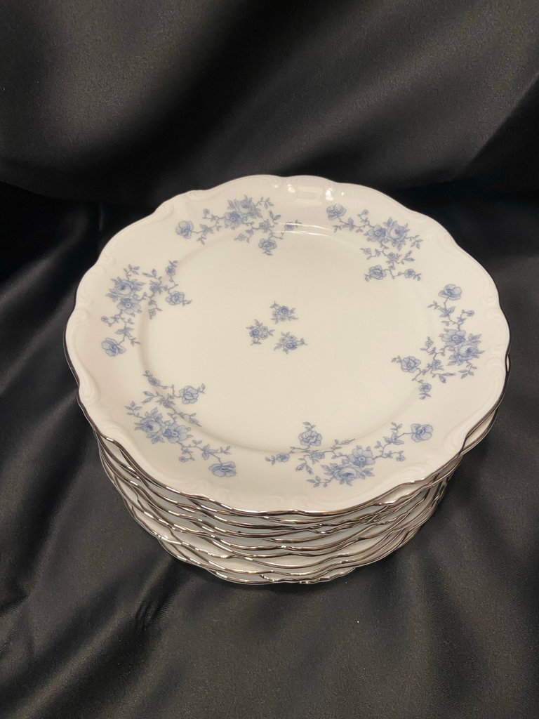 Johann Haviland Blue Garland Salad Plates - image 1 of 2