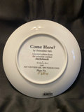 "Come Here?" Dachshund collector plate by the Danbury Mint - thumbnail 2 of 2